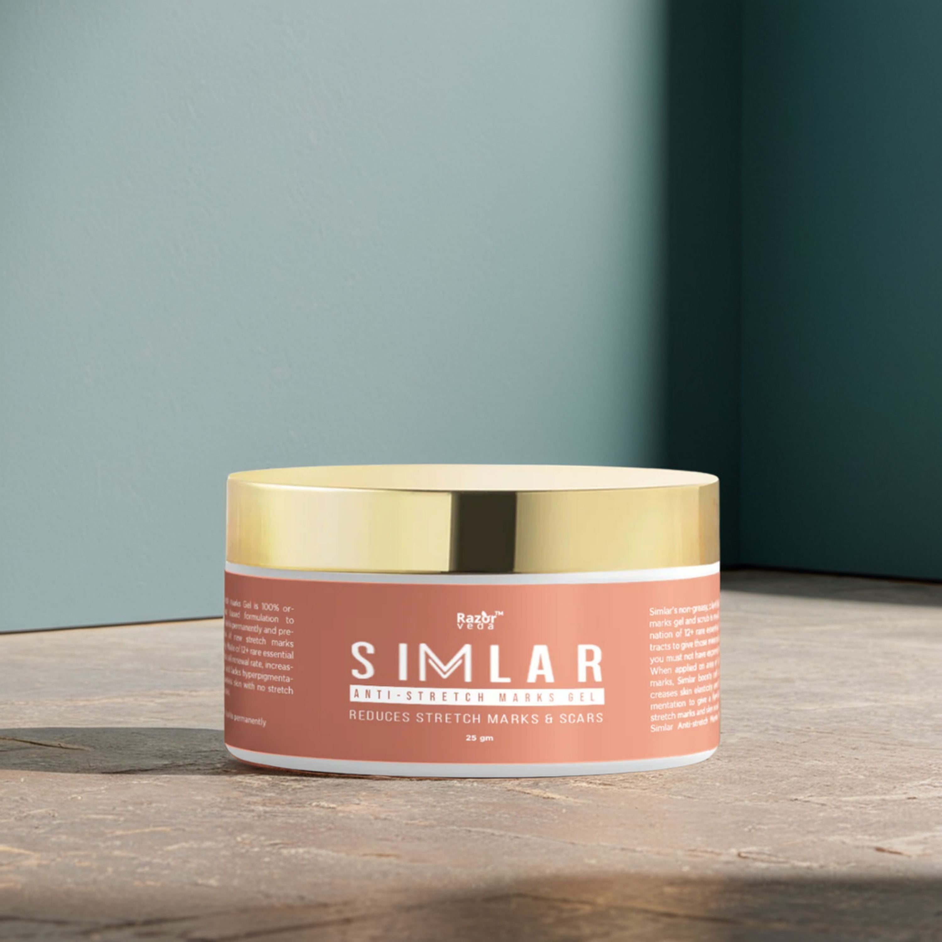 SIMLAR Anti-Stretch Marks Gel for Belly, Thighs, Arms & Intimate Area Stretch Marks