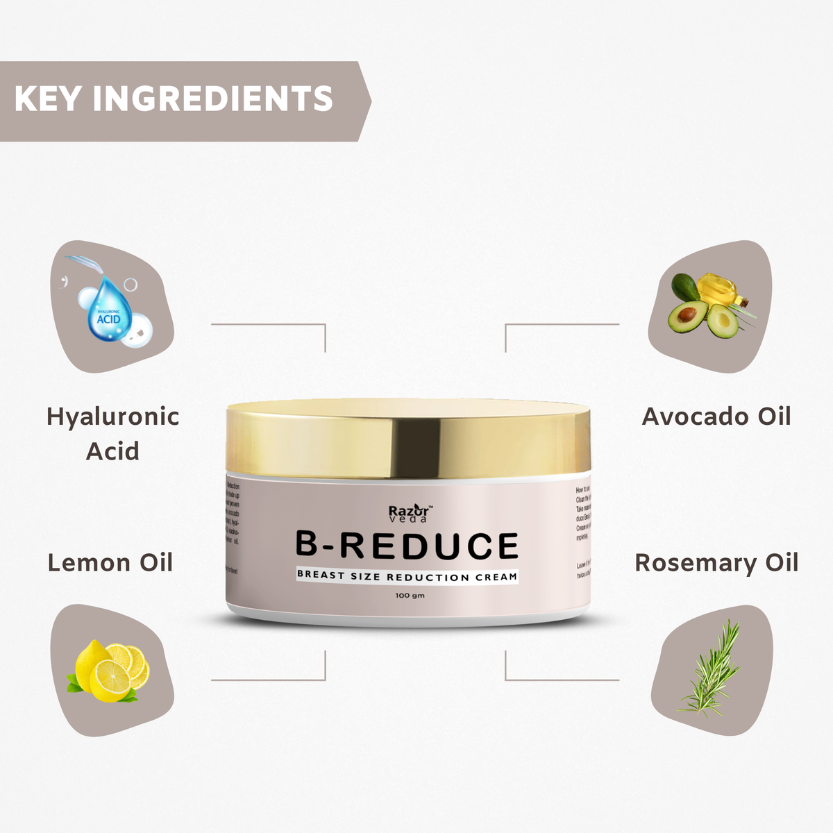 B-REDUCE Breast Size Reduction Cream