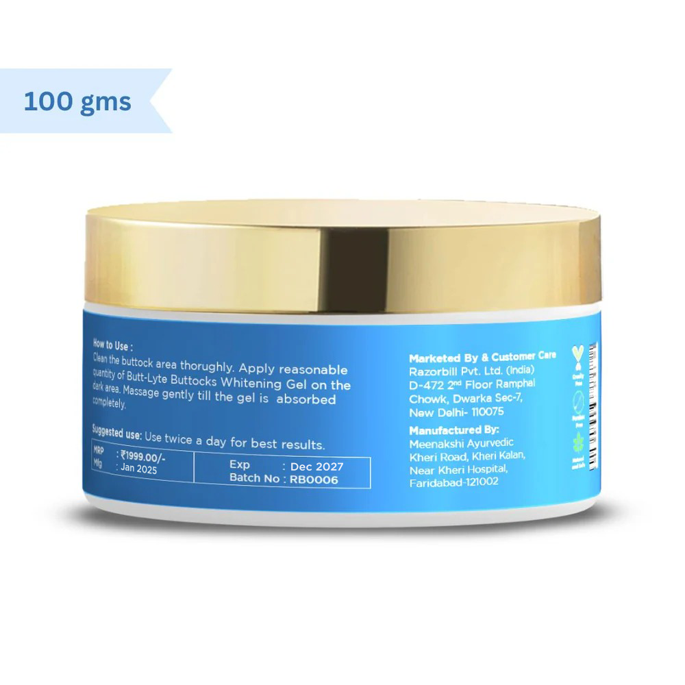 Butt-Lyte Gel For Buttock Whitening & Brightening