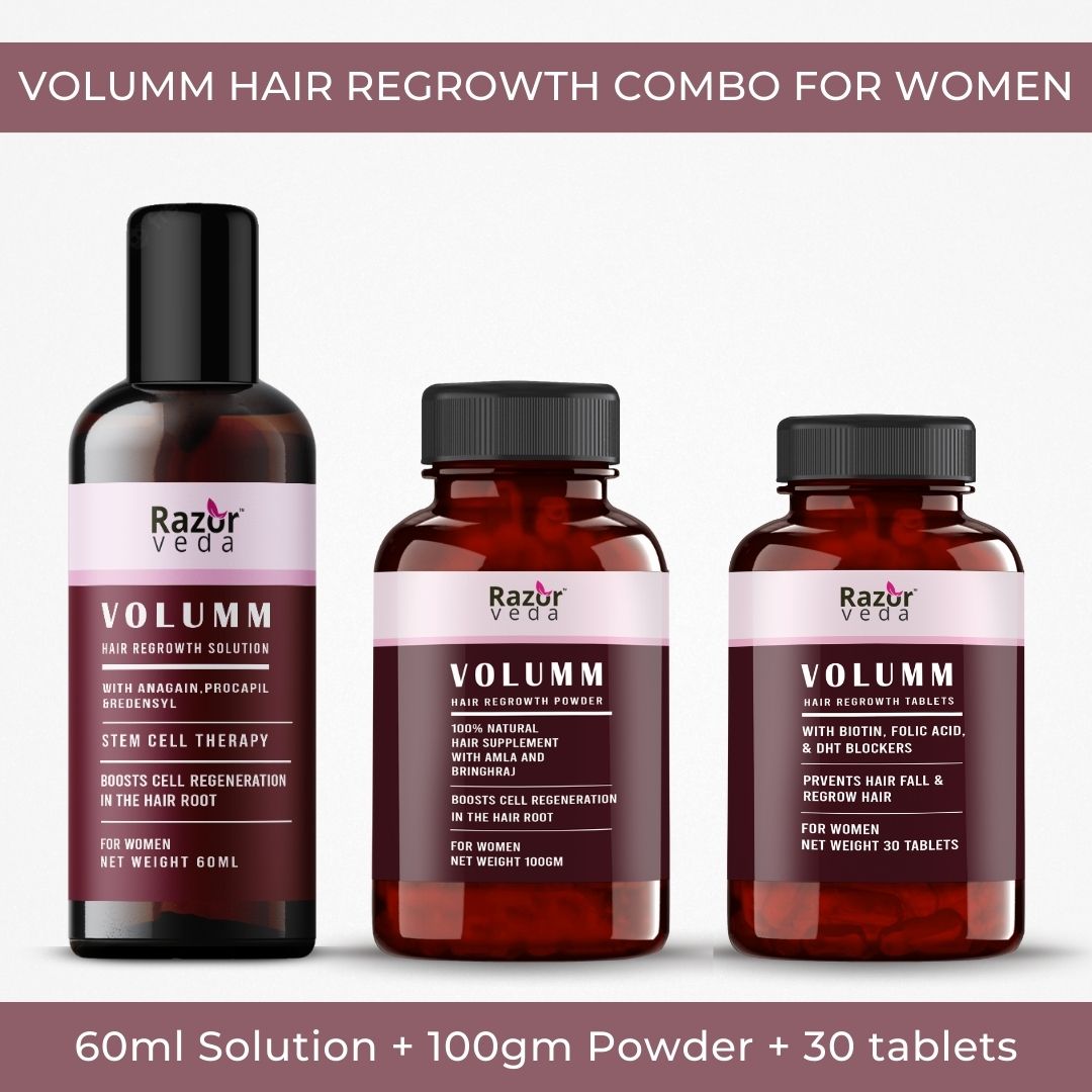 VOLUMM Hair Regrowth Treatment (For Women) Razorveda