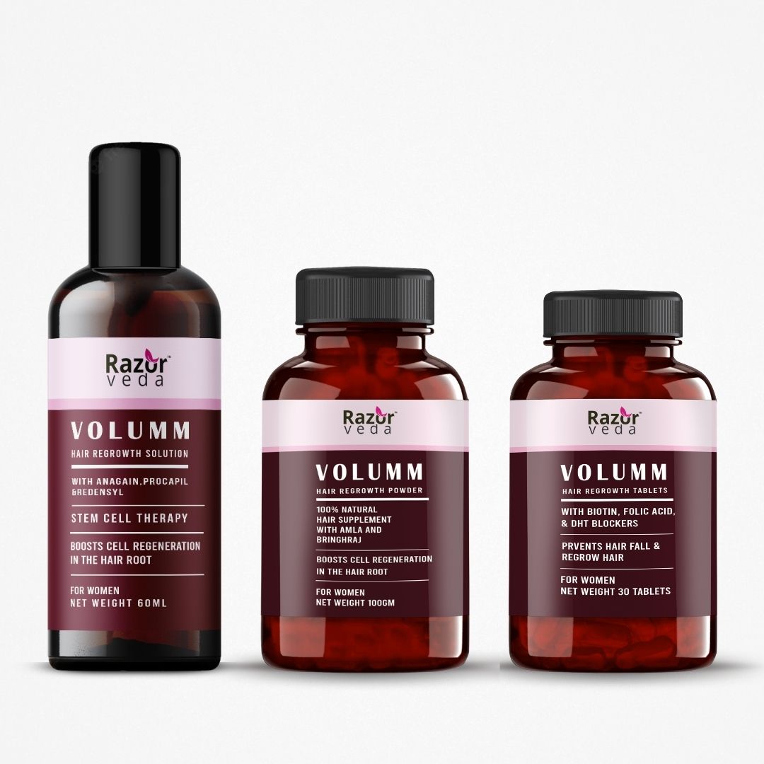 VOLUMM Hair Regrowth Treatment (For Women) Razorveda