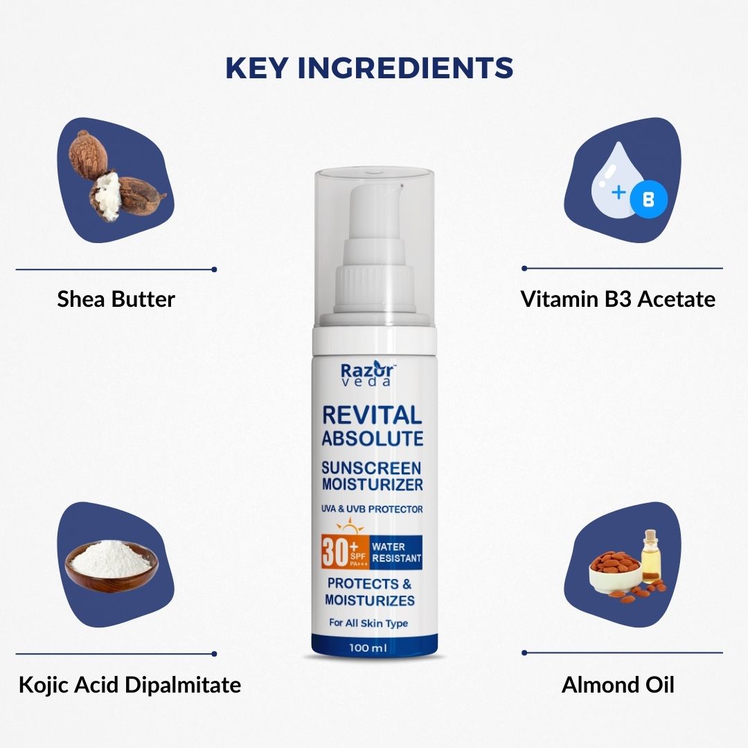 Razorveda | REVITAL ABSOLUTE Sunscreen Moisturizer with SPF 30