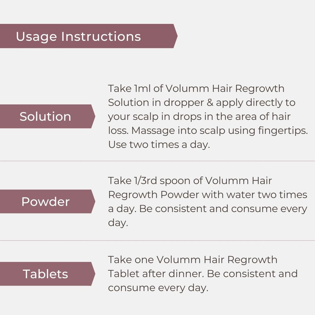 VOLUMM Hair Regrowth Treatment (For Women) Razorveda