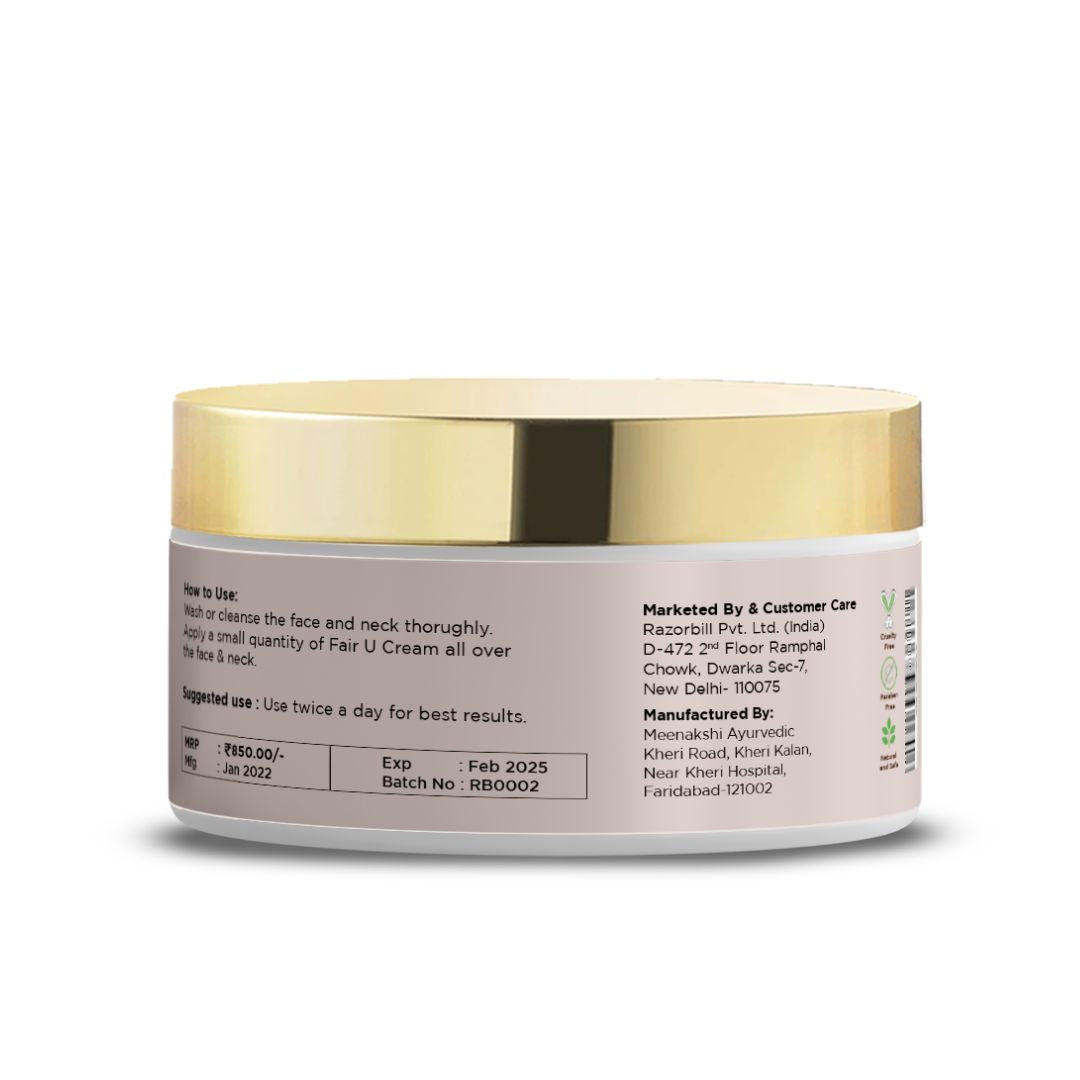 Razorveda | Fair-U Herbal Face Cream for Glowing Skin