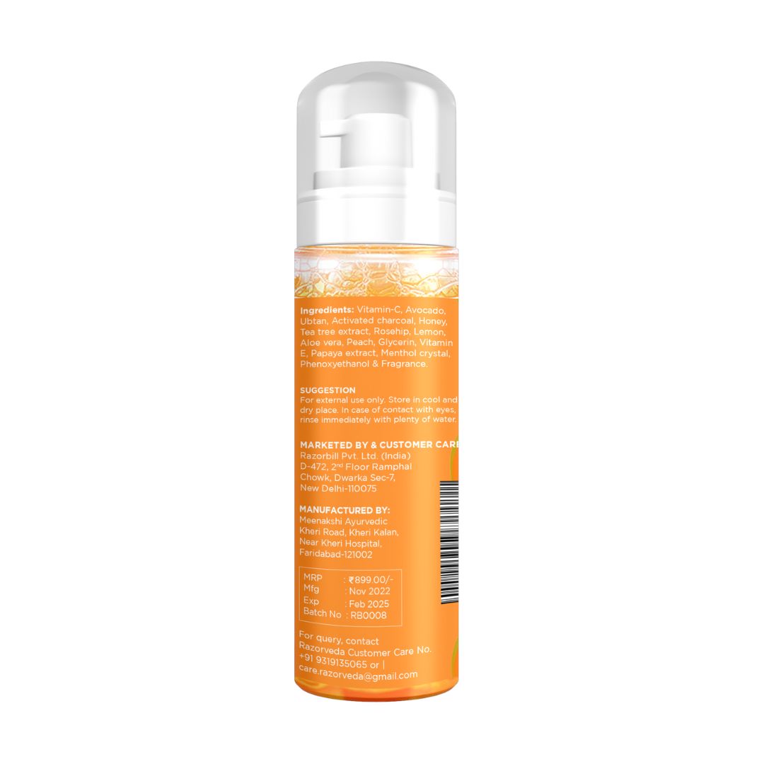 Razorveda | Revital Absolute Papaya and Aloe Vera Exfoliating - 200 ml