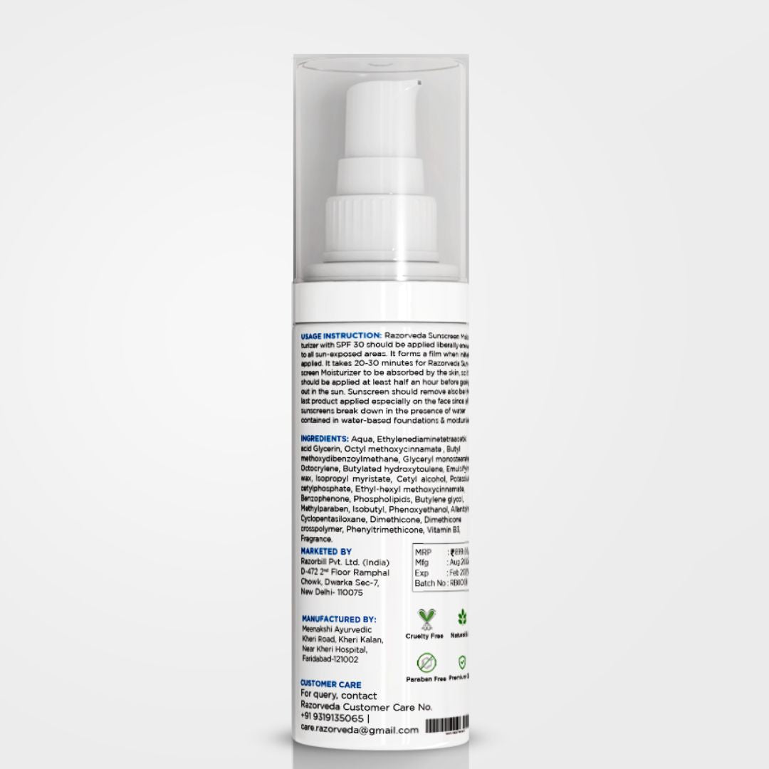 Razorveda | REVITAL ABSOLUTE Sunscreen Moisturizer with SPF 30