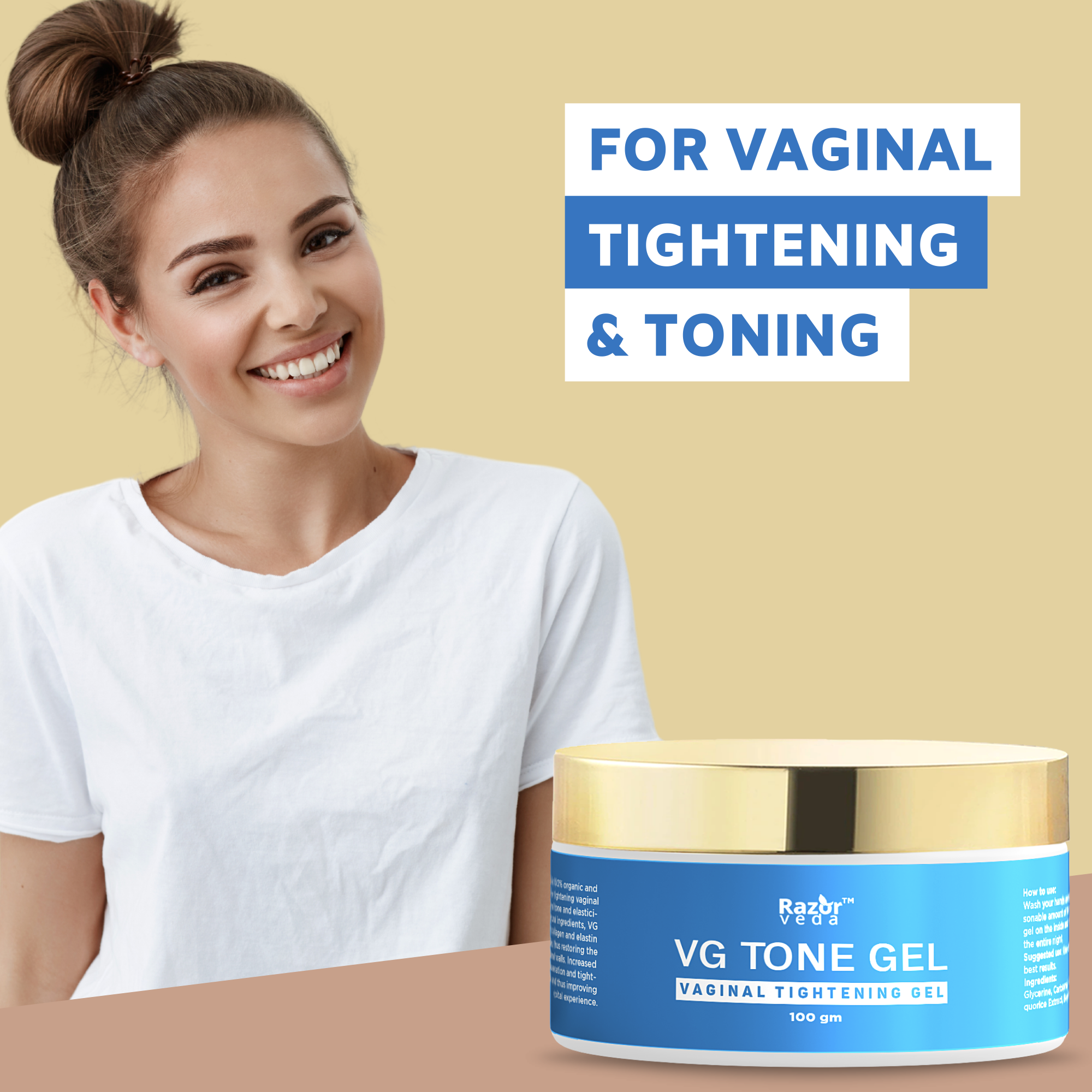 VG Tone V-Tightening Gel for V Toning & Rejuvenation Razorveda