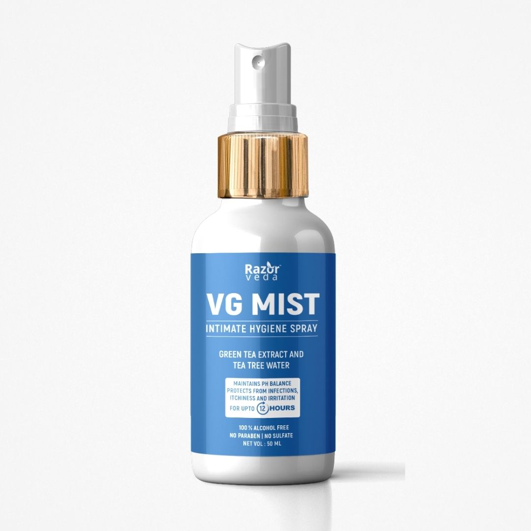 VG MIST - Natural Intimate Hygiene Spray for Women (50 ml) Razorveda