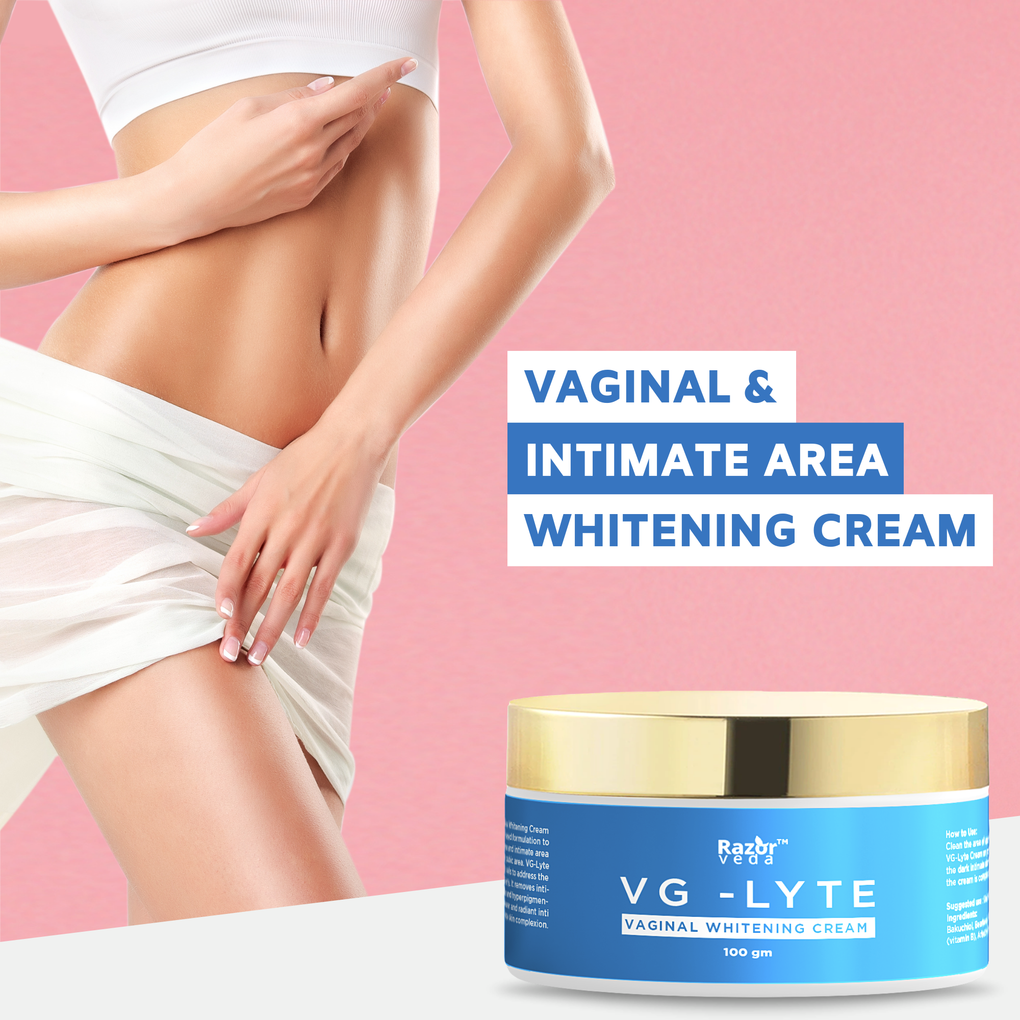 VG-Lyte Intimate & Vaginal Area Whitening Cream Razorveda