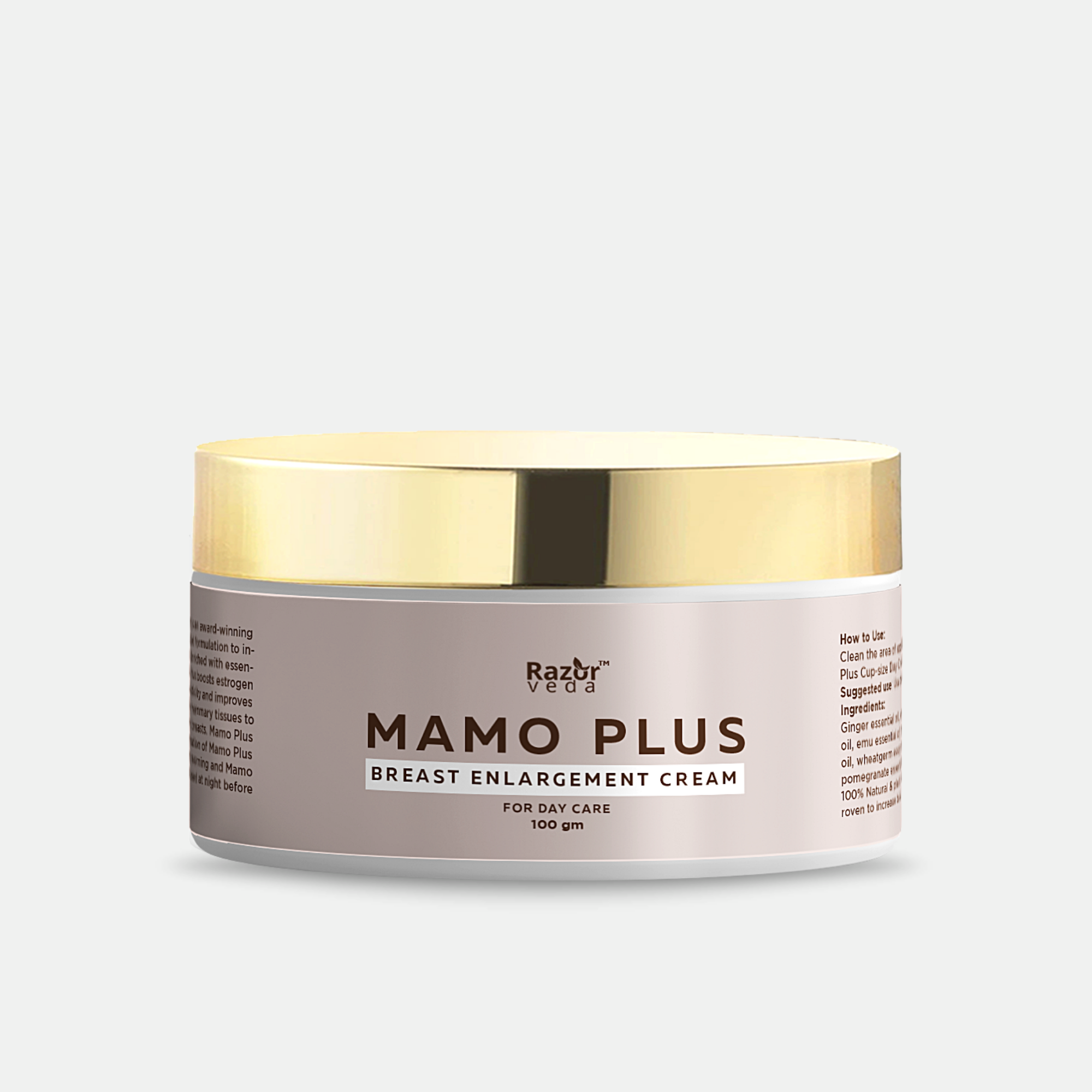 Mamo Plus Cup Size Cream for Bust Enhancement Razorveda