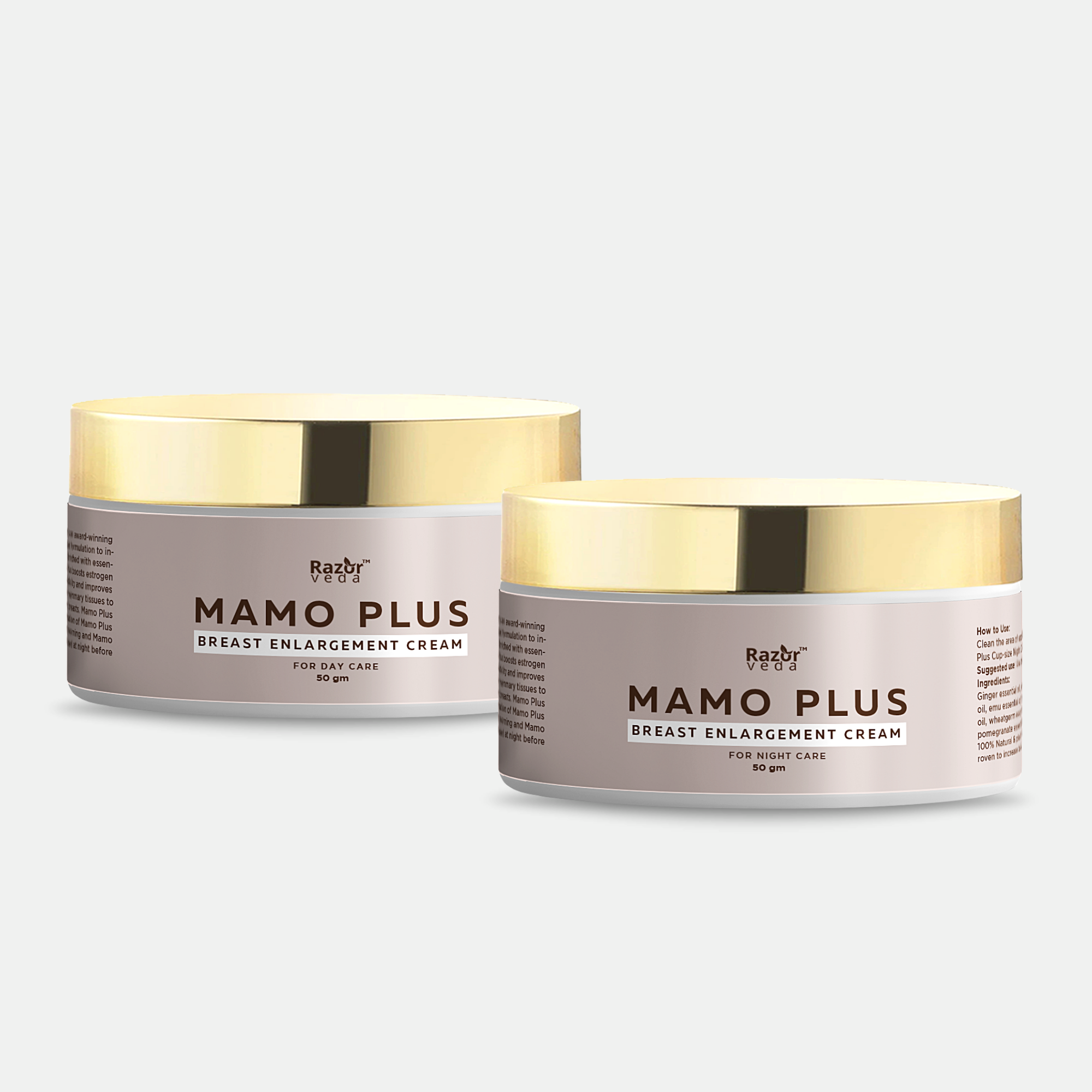 Mamo Plus Cup Size Cream for Bust Enhancement Razorveda