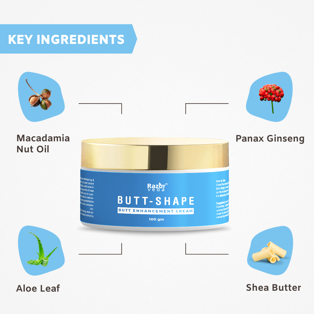 Butt-Shape Buttock Enhancement & Hip Lift-Up Cream Razorveda